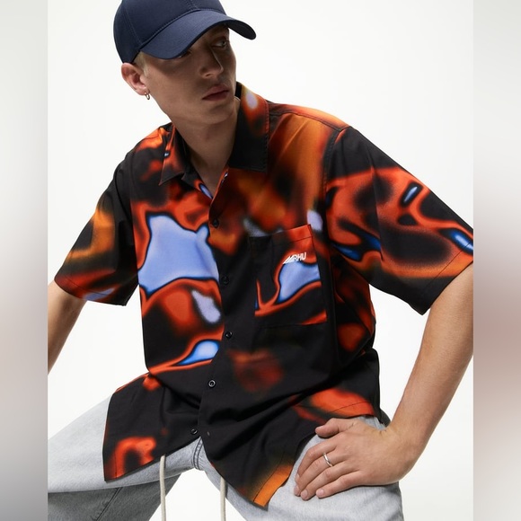 ZARA PRINTED SHIRT X RHUIGI Size XL - Picture 1 of 3